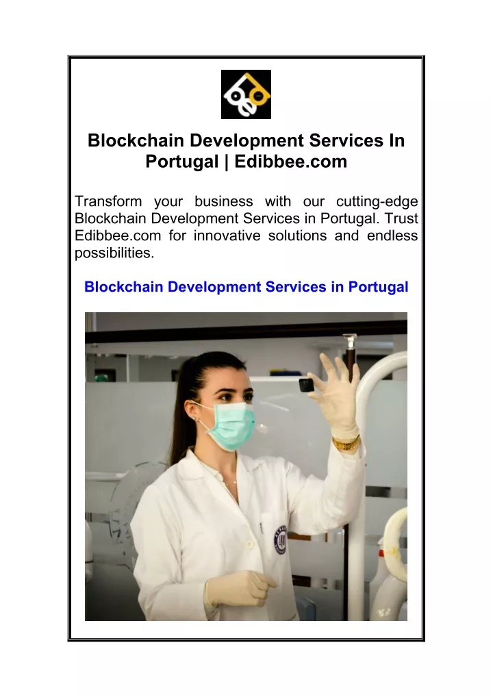 blockchain development services in portugal