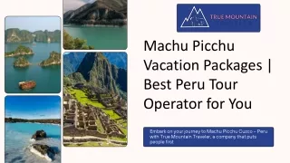 machu picchu all inclusive tours