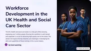 Workforce Development in the Health and Social Care Sector