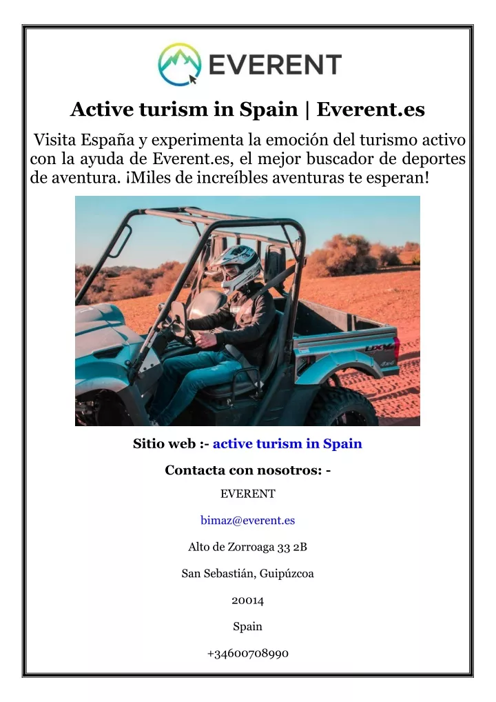 active turism in spain everent es