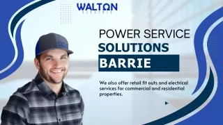 Power Service Solutions in Barrie: Expert Electrical Services for Your Home and