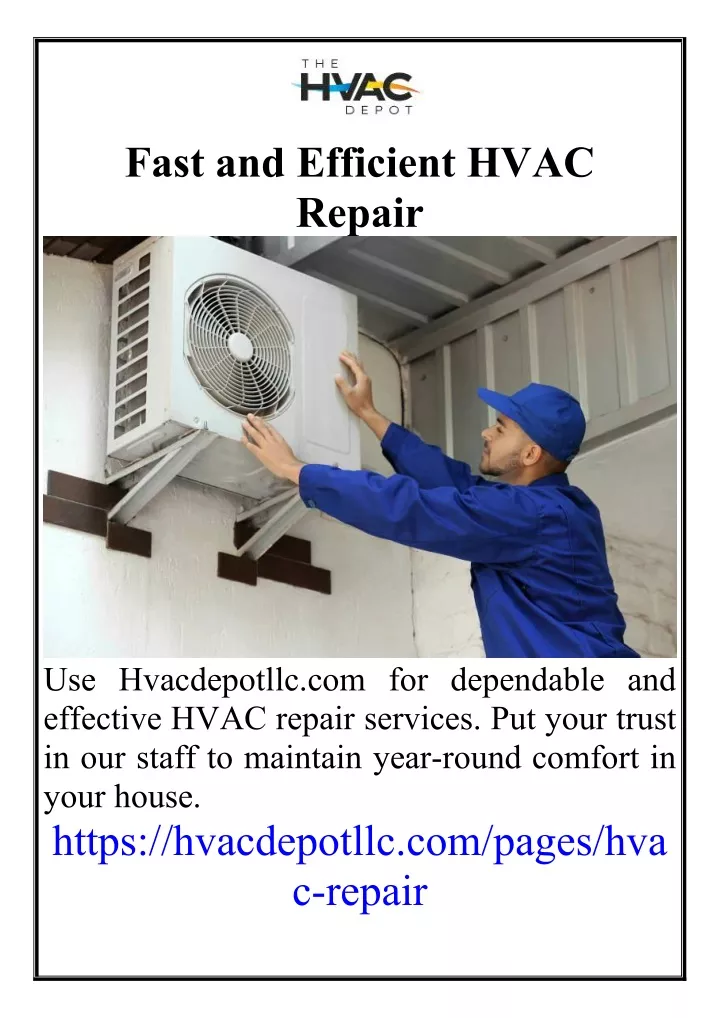 fast and efficient hvac repair