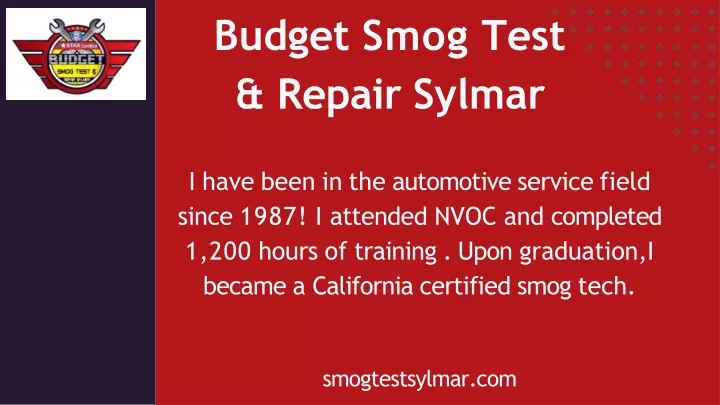 budget smog test repair sylmar