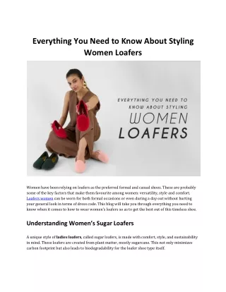 Everything You Need to Know About Styling Women Loafers