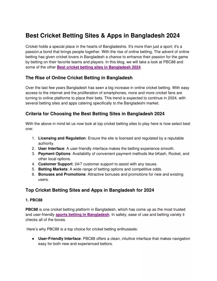 best cricket betting sites apps in bangladesh 2024