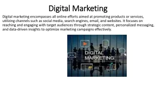 Digital Marketing