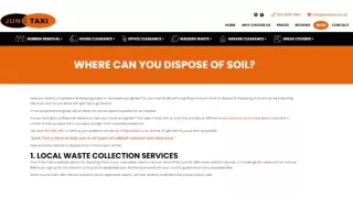 Where Can You Dispose of Soil?