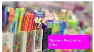 Stationery Products for Office