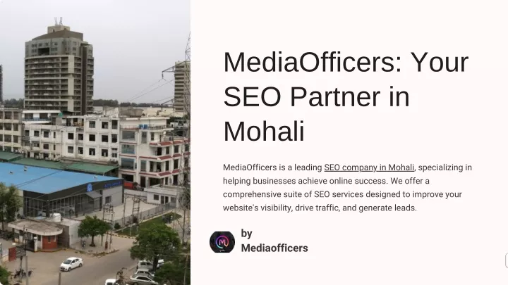 mediaofficers your seo partner in mohali