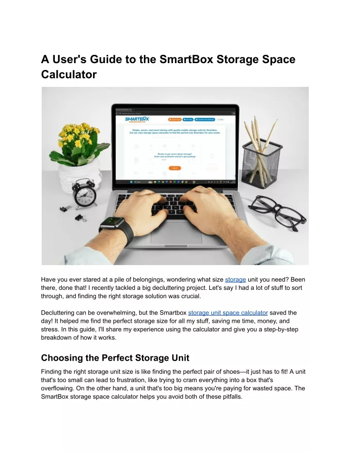 a user s guide to the smartbox storage space