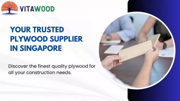 your trusted plywood supplier in singapore