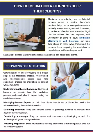 How Do Mediation Attorneys Help Their Clients