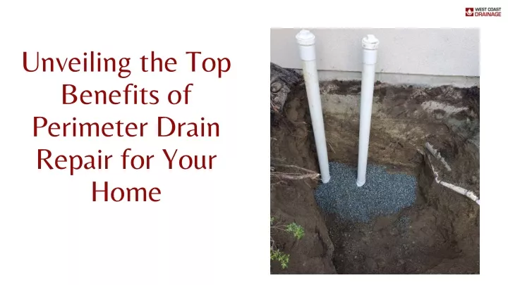 unveiling the top benefits of perimeter drain