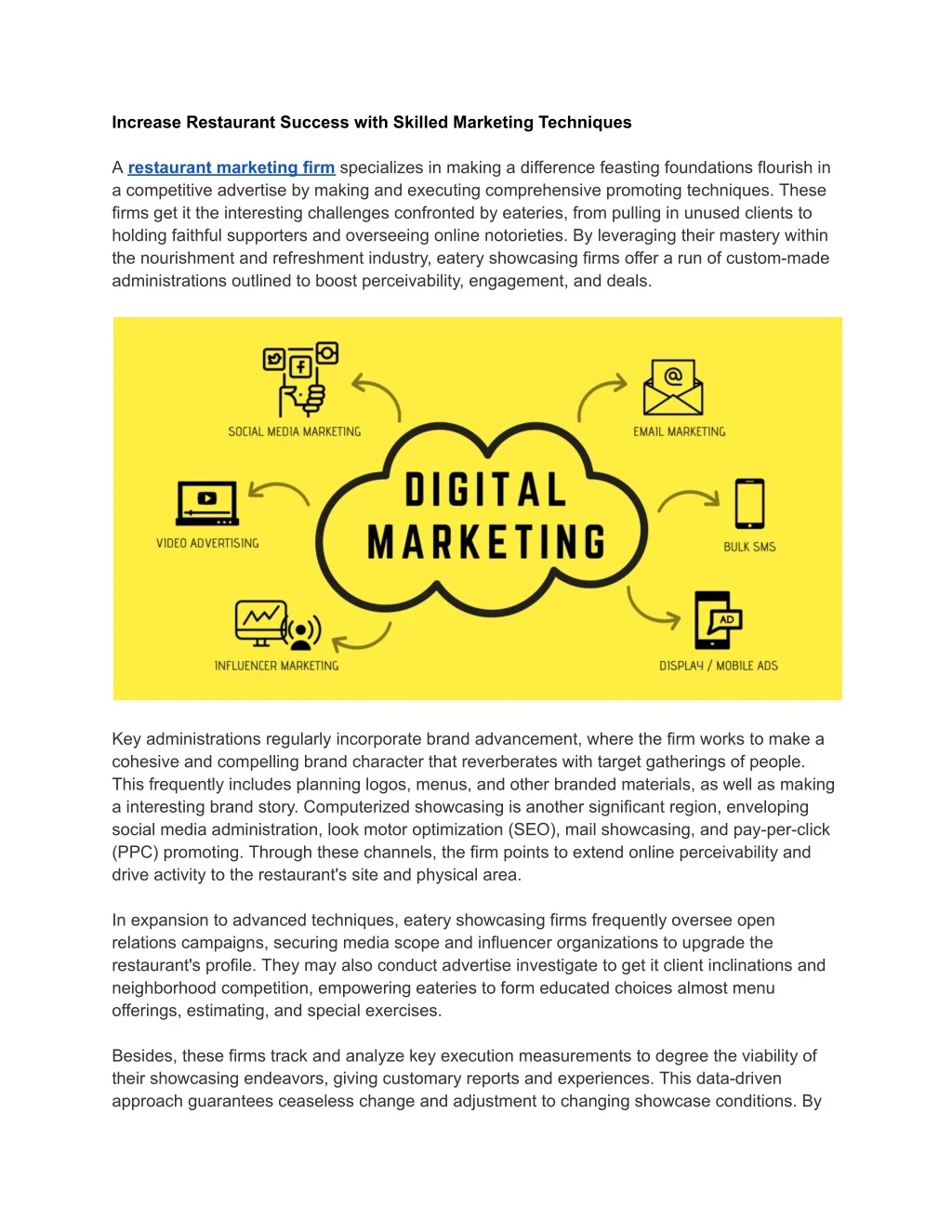 PPT - Increase Restaurant Success with Skilled Marketing Techniques ...