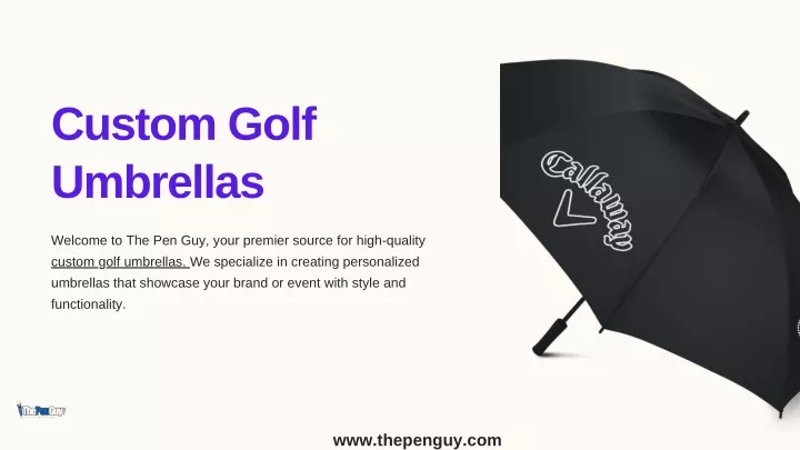 custom golf umbrellas