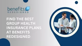 Find Comprehensive Group Health Insurance Plans