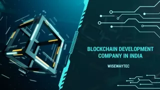 Blockchain Development Company In India