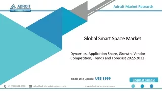 Smart Space Market Overview and Scope, Growth, Revenue and Forecast 2022-2032