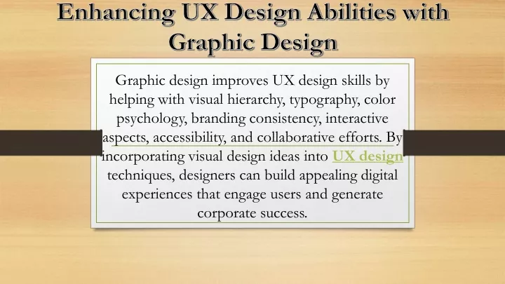 enhancing ux design abilities with graphic design