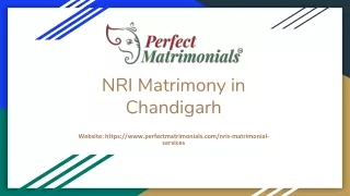 NRI Matrimony in Chandigarh