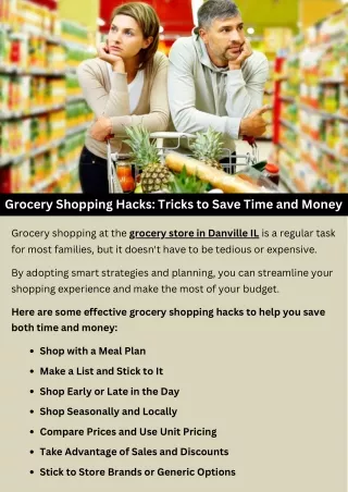 grocery shopping hacks tricks to save time