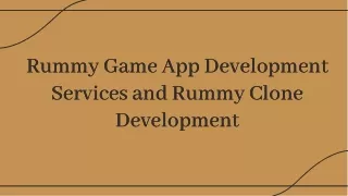 Rummy Game Development Provider in USA