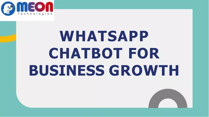 whatsapp chatbot for business growth