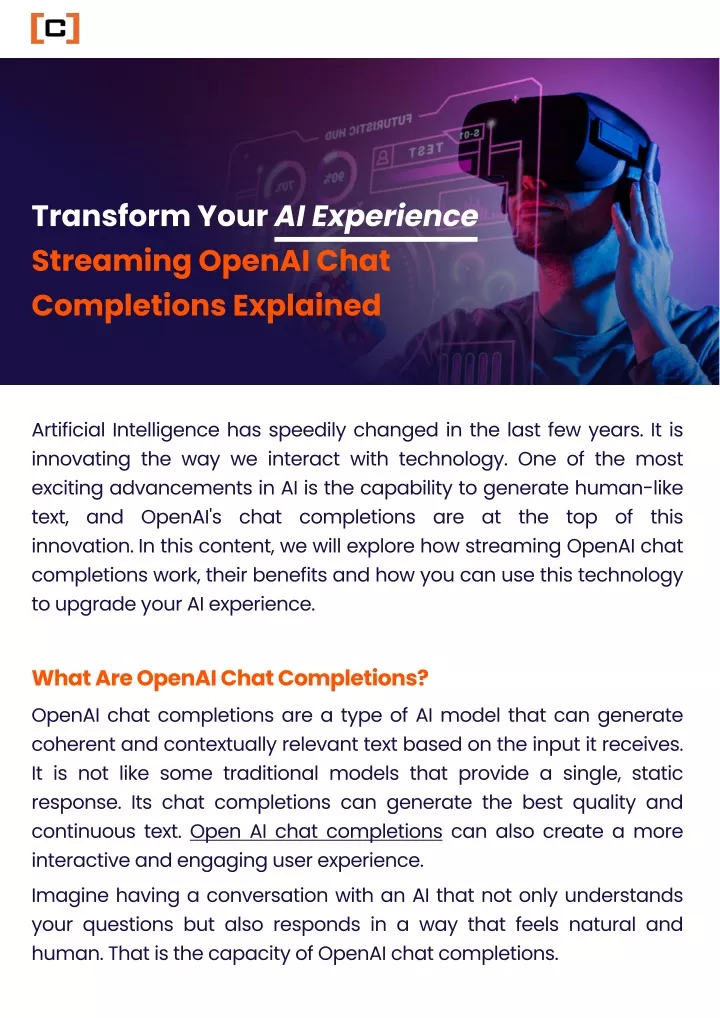 transform your ai experience