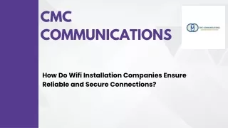 How Do Wifi Installation Companies Ensure Reliable and Secure Connections