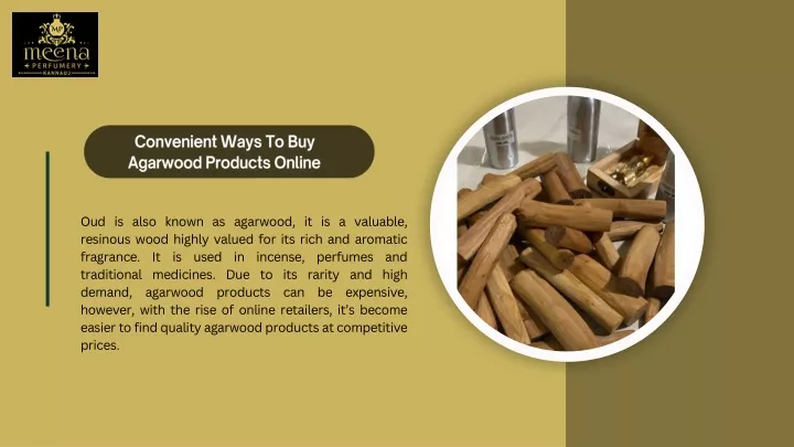 convenient ways to buy agarwood products online