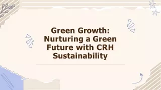 CRH Sustainability