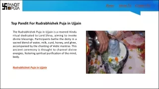 Top Pandit For Rudrabhishek Puja in Ujjain