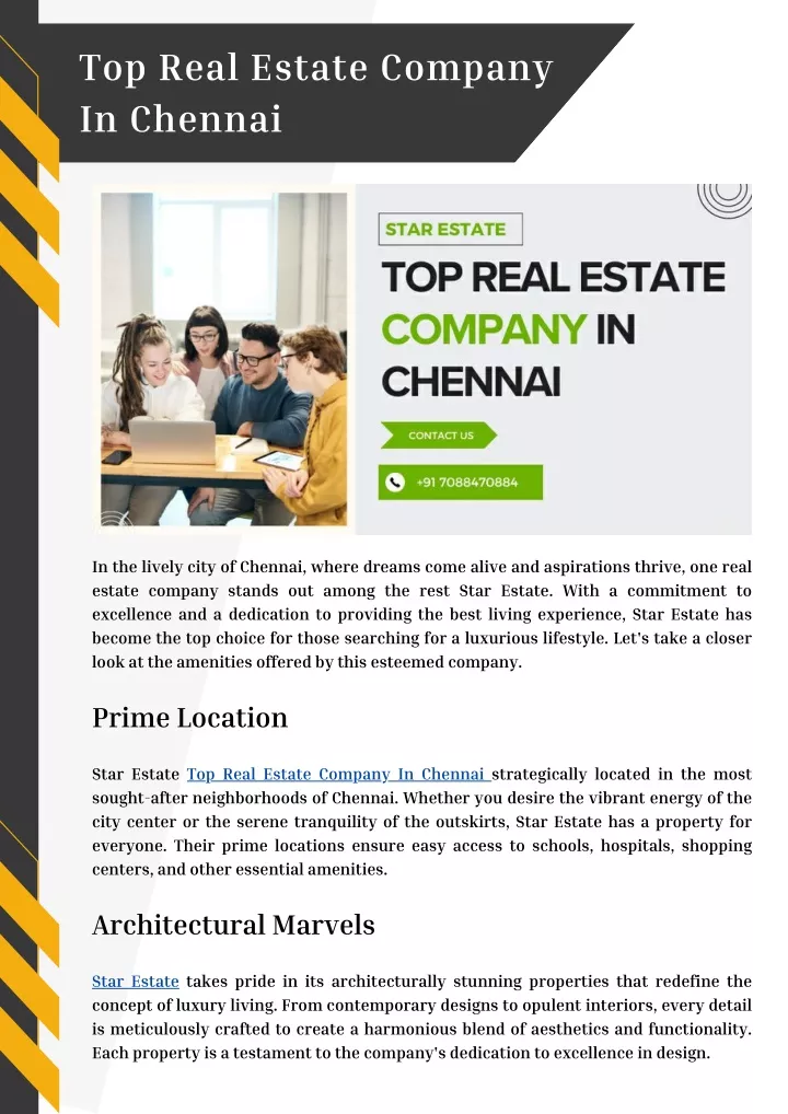 top real estate company in chennai