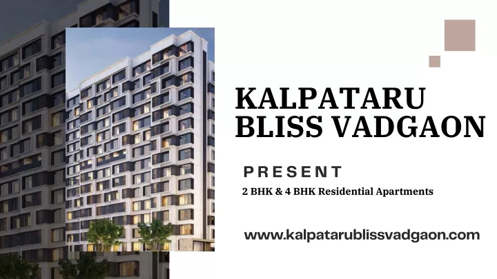 kalpataru bliss vadgaon