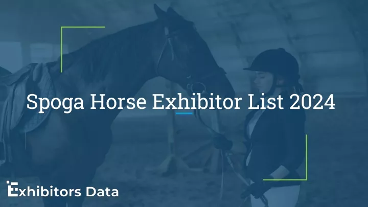 spoga horse exhibitor list 2024