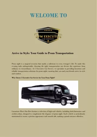 Make a Grand Entrance Top-Tier Prom Limo Rentals