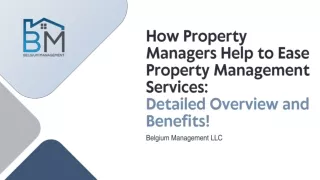 What is the Role of a Property Manager  - Duties, Benefits & Responsibilities!