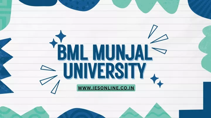 bml munjal bml munjal university university