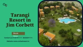 Tarangi Resort in Jim Corbett | Corbett Resorts