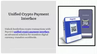 Unified Crypto Payment Interface