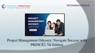 Project Management Odyssey Navigate Success with PRINCE2 7th Edition