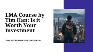 lma course by tim han is it worth your investment