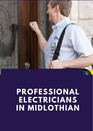 Professional Electricians in Midlothian