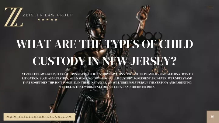 what are the types of child custody in new jersey