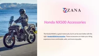 Enhance Your Ride with Honda NX500 Accessories