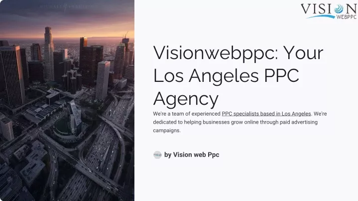 visionwebppc your los angeles ppc agency