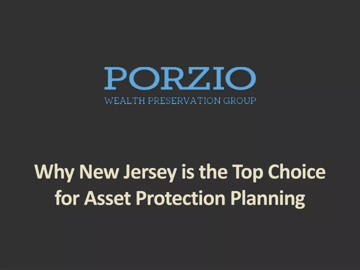 why new jersey is the top choice for asset