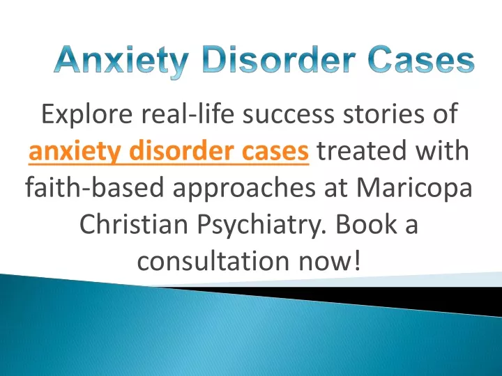 explore real life success stories of anxiety