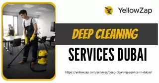 Best Deep Cleaning Services Dubai for Homes & Offices | YellowZap