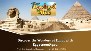 Discover the Wonders of Egypt with Egyptravel4you